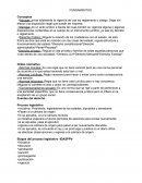 Fundamento de derecho Conceptos