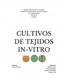 Biología CULTIVOS DE TEJIDOS IN-VITRO