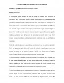 ENSAYO SOBRE LAS TEORIAS DE APRENDIZAJE