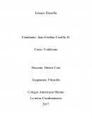 Ensayo filosofía Undécimo