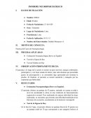 Informe NEUROPSICOLOGICO Evaluación Neuropsicológica Breve en Español