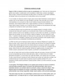 Violencia contra la mujer. La OMS nos dice que la mayoría de estos casos son violencia infligida por la pareja