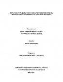 ESTRATEGIA PARA QUE LAS GRANDES SUPERFICIES RECUPEREN EL MERCADO QUE HA IDO GANANDO LAS TIENDAS DE DESCUENTO