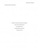 Relación de concepto de Planificación Estratégica