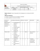 Informe de aditoria Objetivo General: Evaluar el desempeño de los trabajadores en la Auditoria de OSHAS