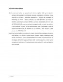 Investigación de Mercado. Definición del problema