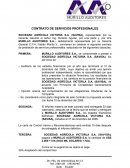 CONTRATO DE SERVICIOS PROFESIONALES SOCIEDAD AGRÍCOLA VICTORIA S.A.