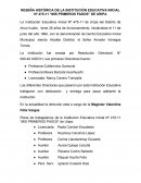 RESEÑA HISTÓRICA DE LA INSTITUCIÓN EDUCATIVA INICIAL Nº 475-11 “MIS PRIMEROS PASOS” DE URIPA