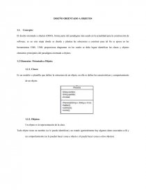 DISEÑO ORIENTADO A OBJETOS forma parte del paradigma más usado en la actualidad. Página 1