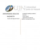 Casos de derecho laboral Examen del Segundo Parcial