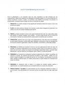 Las 8 P´S del Marketing de servicios