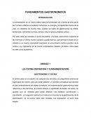 UNIDAD 1 LA COCINA DEFINICION Y FUNDAMENTACION