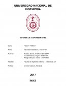 INFORME DE EXPERIMENTO #2 Velocidad instantánea y aceleración