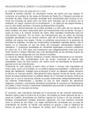 RELACIÓN ENTRE EL DINERO Y LA ECONOMÍA EN COLOMBIA EL COMERCIO EN LOS SIGLOS XVI Y XVII