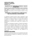 Diagnóstico de competencias básicas y guía de planeación