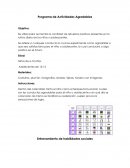 Programa de Actividades Agradables
