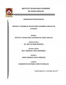 PROYECTO “SISTEMA DE TRAYECTORIA ACADÉMICA: MODULO DE TUTORÍAS”