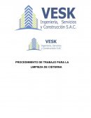 ESPECIFICACIONES TÉNICAS DE LIMPIEZA DE CISTERNA