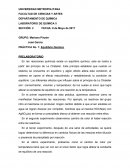 PRÁCTICA No. 1: Equilibrio Químico