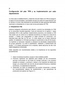 Configuración del plan TPM y su implementación por cada departamento