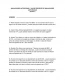 ANUALIDADES ANTICIPADAS Y VALOR PRESENTE DE ANUALIDADES ANTICIPADAS