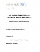 Calidad en el carbon vegetal