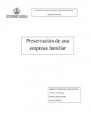 COMO PRESERVAR UNA EMPRESA FAMILIAR