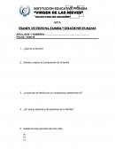 EXAMEN DE PERSONA, FAMILIA Y RELACIONES HUMANAS