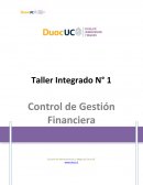Taller Integrado Control de Gestión Financiera