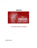 ¿En qué espacio vivimos?