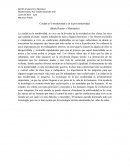 Ciudad en la modernidad y en la pos modernidad