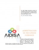 Gestión de calidad AIDISA S.A.C.