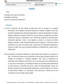 Conceptos acerca de la información Conceptos de sistemas ¿Qué es un sistema de información?
