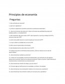 Principios de economía Preguntas