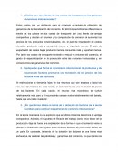 ¿Cuáles son los efectos de los costos de transporte en los patrones comerciales internacionales?