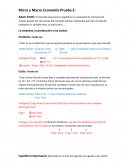 Micro y Macro Economía Prueba 2