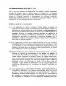 SISTEMA FINANCIERO MEXICANO S. F. M.