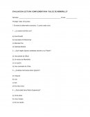 Matematica EVALUACION LECTURA COMPLEMENTARIA “DULCE DE MEMBRILLO”