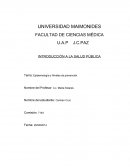 Epidemiología y Niveles de prevención