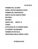 ANTOLOGIA DE 10 POEMAS HAIKU