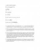 Realiza las siguientes integrales