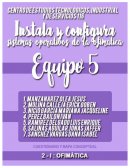 Instala y configura Sistemas Operativos de la Ofimática EQUIPO N. 5 CUESTIONARIO