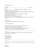 Evaluación de Lenguaje.