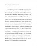 Ensayo: En el fondo del caño hay un negritoю