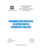 EXPLICAR LAS BASES CONCEPTUALES DE LA PROGRAMACIÓN PSICOEDUCATIVA