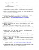 Comunicación, cultura y sociedad.