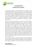 ANÁLISIS DESCRIPTIVO PROCESO PRACTICA DOCENTES