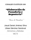 Panaderia “Elaboración de Panadería y Repostería”