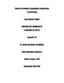 PORTAFOLIO DE EVIDENCIAS DE LA MATERIA DE LEOYE II