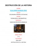 Destrucción de la historia